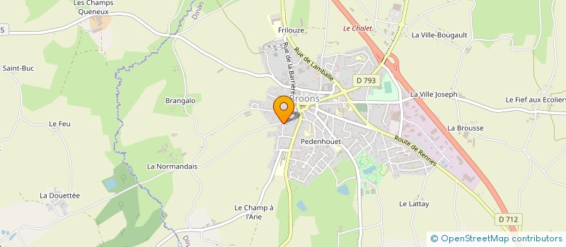 localisation de l'entreprise SCI LE COURTIL BIZET  BROONS