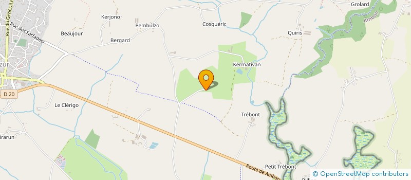 localisation de l'entreprise SCI LE COURTIL DU BLE  SURZUR