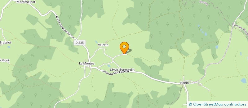 localisation de l'entreprise SCI LE COUSINOIS à SAINT-ANDRE-EN-MORVAN