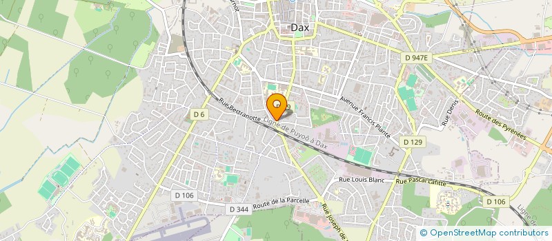 localisation de l'entreprise SCI LE COUT à DAX