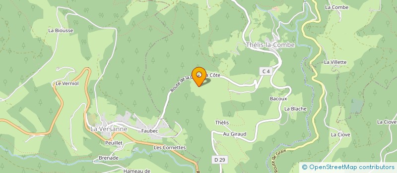 localisation de l'entreprise SCI LE COUTELIER  BURDIGNES