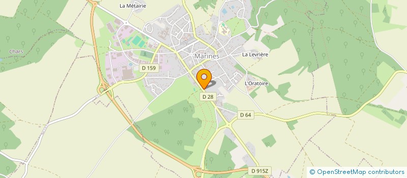 localisation de l'entreprise SCI LE COUVENT  MARINES