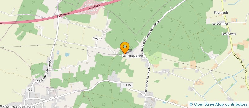 localisation de l'entreprise SCI LE COUVENT  SEICHES-SUR-LE-LOIR