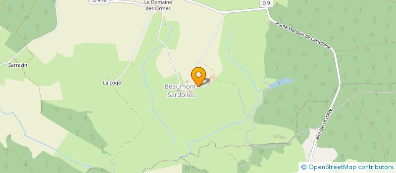 localisation de l'entreprise SCI LE COUVENT à BEAUMONT-SARDOLLES