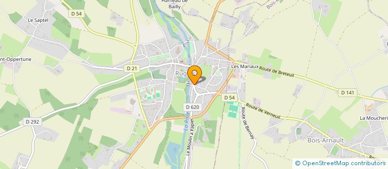 localisation de l'entreprise SCI LE COUVENT DE L'ADORATION  RUGLES