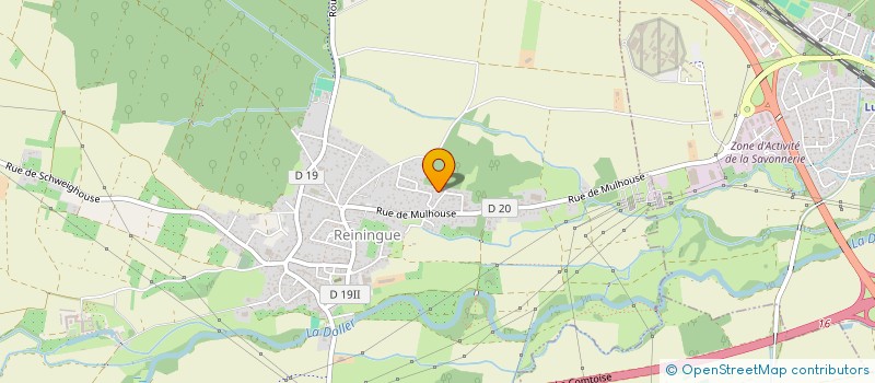 localisation de l'entreprise SCI LE COUVENT DE REININGUE  REININGUE