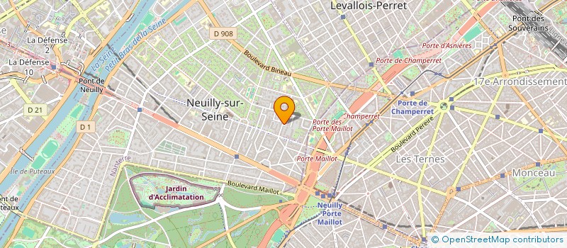 localisation de l'entreprise SCI LE COZ  NEUILLY-SUR-SEINE