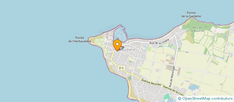 localisation de l'entreprise SCI LE CRABE à NOIRMOUTIER-EN-L'ILE
