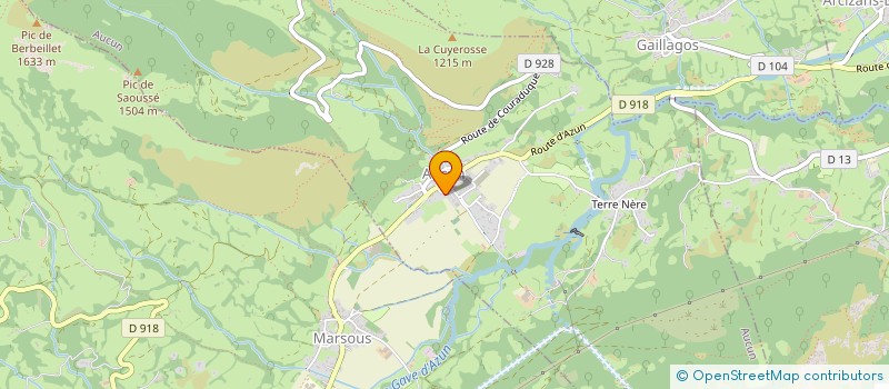 localisation de l'entreprise SCI LE CRADEY  AUCUN