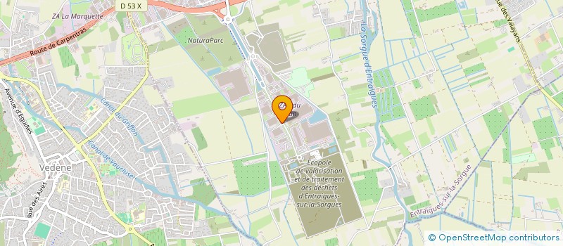 localisation de l'entreprise SCI LE CRANAL  ENTRAIGUES-SUR-LA-SORGUE