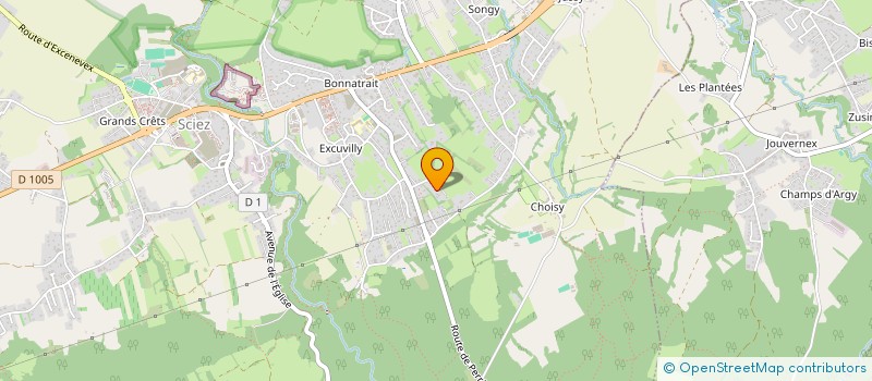 localisation de l'entreprise SCI LE CRAPAUD  SCIEZ