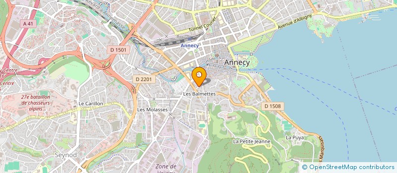 localisation de l'entreprise SCI LE CRENO  ANNECY