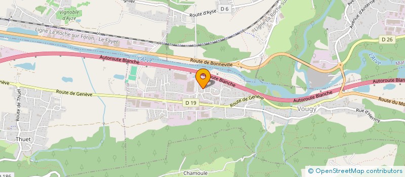 localisation de l'entreprise SCI LE CRET  GLIERES-VAL-DE-BORNE