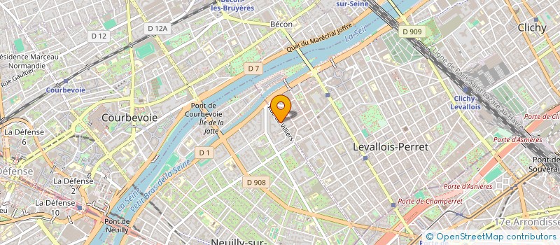 localisation de l'entreprise SCI LE CREUSOT à NEUILLY-SUR-SEINE