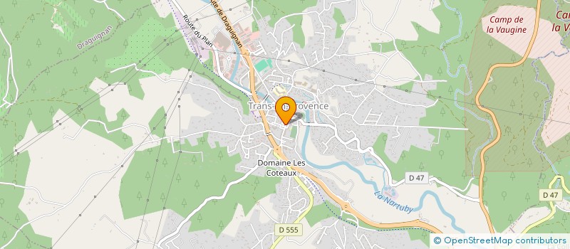 localisation de l'entreprise SCI LE CREUX à TRANS-EN-PROVENCE