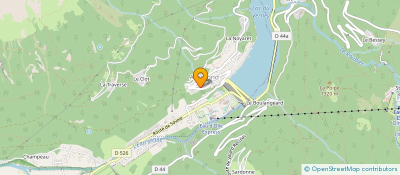 localisation de l'entreprise SCI LE CREYTEL  ALLEMOND