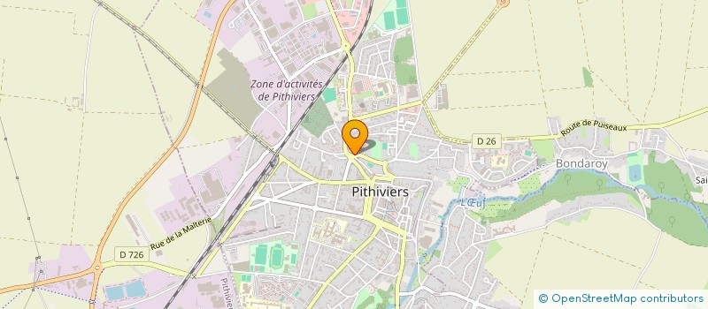 localisation de l'entreprise SCI LE CRISTAL à PITHIVIERS