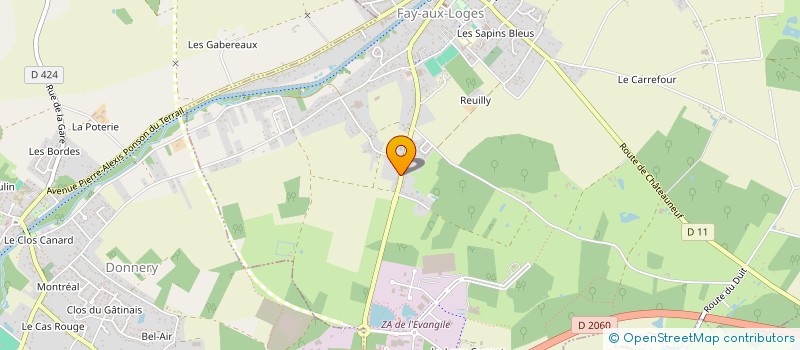 localisation de l'entreprise SCI LE CROS à FAY-AUX-LOGES