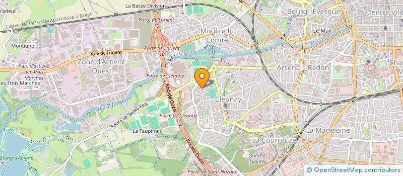 localisation de l'entreprise SCI LE CROUESTY  RENNES