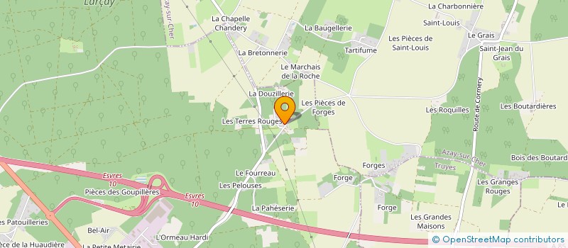 localisation de l'entreprise SCI LE CROULE  ESVRES