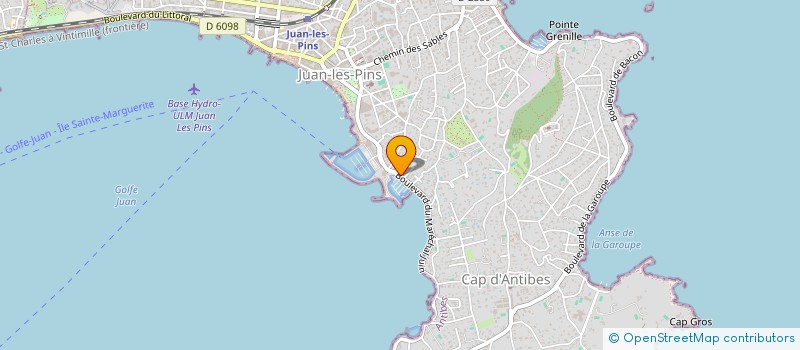 localisation de l'entreprise SCI LE CROUTON à ANTIBES
