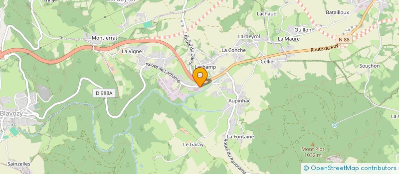 localisation de l'entreprise SCI LE CROUZET  SAINT-PIERRE-EYNAC