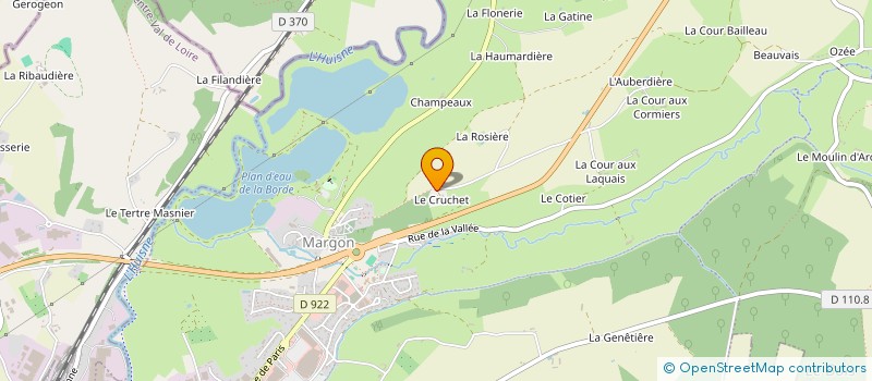 localisation de l'entreprise SCI LE CRUCHE  ARCISSES