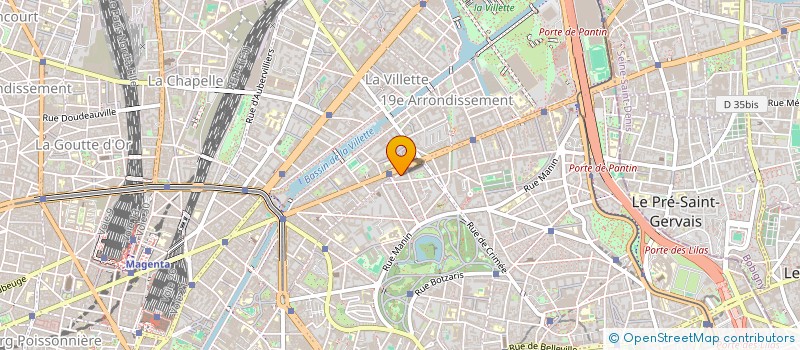 localisation de l'entreprise SCI LE CRYSTAL à PARIS