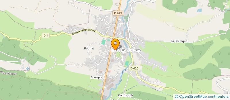 localisation de l'entreprise SCI LE CRYSTAL à LAROQUE-D'OLMES