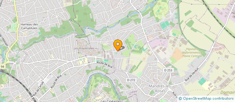 localisation de l'entreprise SCI LE CRYSTAL  VILLECRESNES