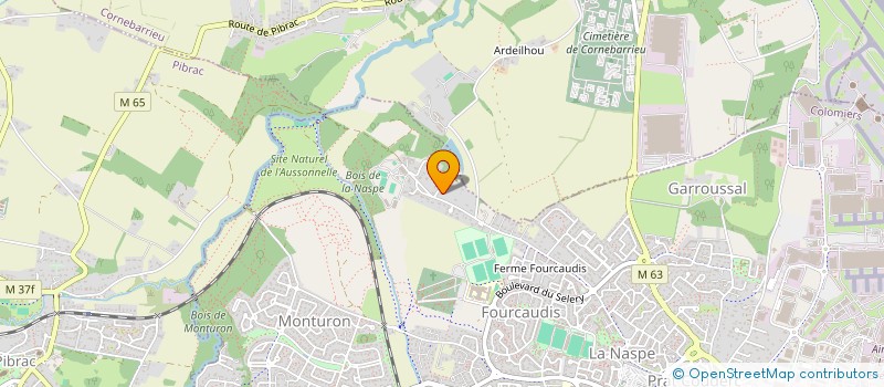 localisation de l'entreprise SCI LE CUBE à COLOMIERS