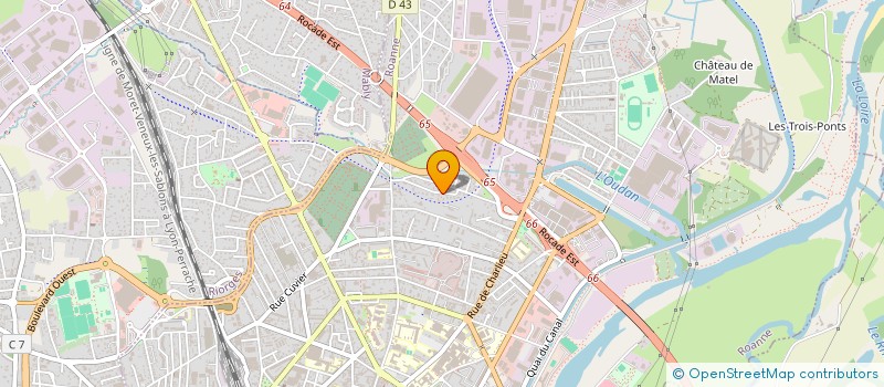 localisation de l'entreprise SCI LE CULOT  ROANNE