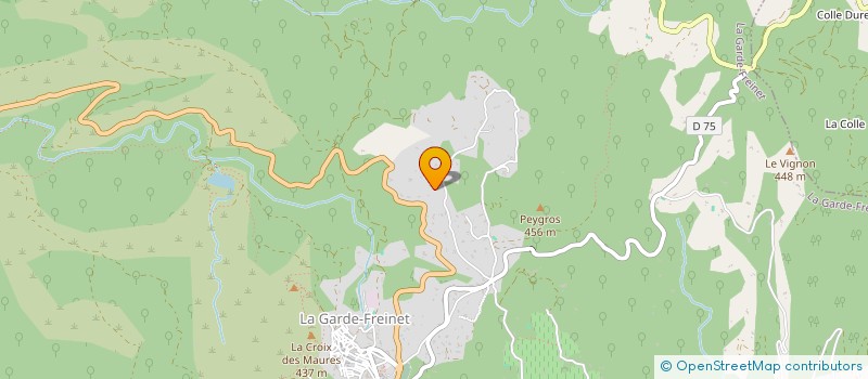 localisation de l'entreprise SCI LE CURNIER à LA GARDE-FREINET