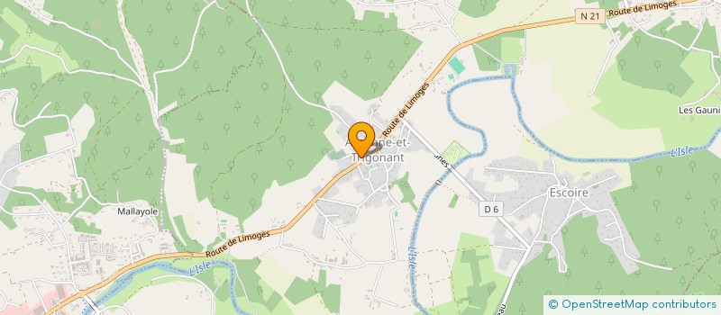 localisation de l'entreprise SCI LE CUVIER  ANTONNE-ET-TRIGONANT