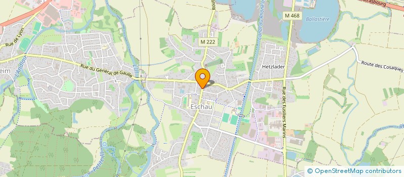 localisation de l'entreprise SCI LE CYGNE  ESCHAU