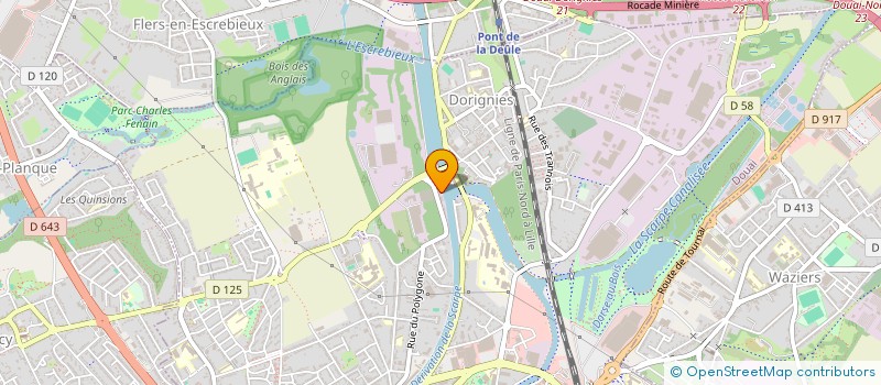 localisation de l'entreprise SCI LE CYGNE  DOUAI