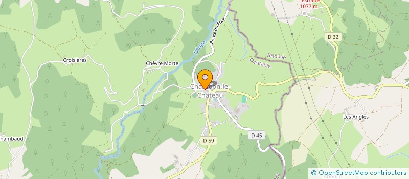 localisation de l'entreprise SCI LE CYRANO  BEL-AIR-VAL-D'ANCE