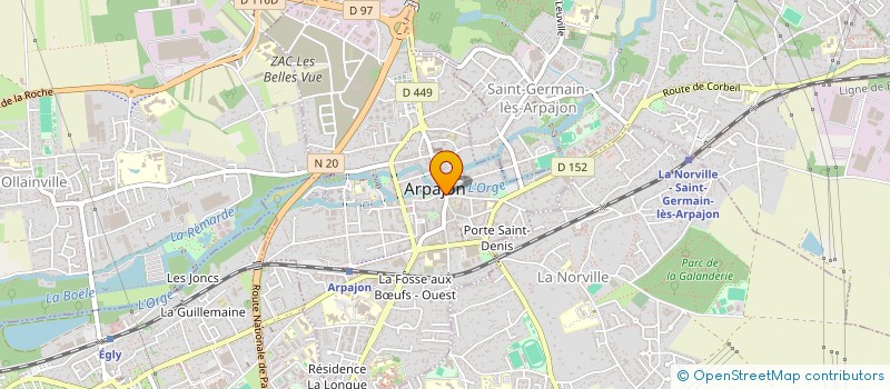 localisation de l'entreprise SCI LE CYRANO  ARPAJON