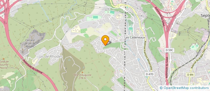 localisation de l'entreprise SCI LE DACHRA à LES PENNES-MIRABEAU