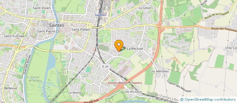 localisation de l'entreprise SCI LE DALLAISON  SAINTES