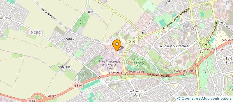 localisation de l'entreprise SCI LE DAMANY à SAINT-CONTEST