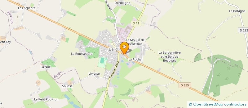 localisation de l'entreprise SCI LE DAMPIERRE à BERD'HUIS