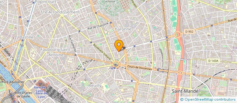 localisation de l'entreprise SCI LE DANTEC  PARIS