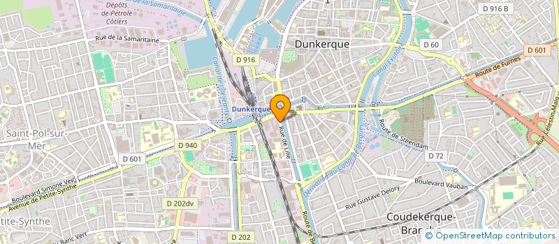 localisation de l'entreprise SCI LE DAUPHIN à DUNKERQUE