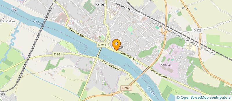 localisation de l'entreprise SCI LE DAUPHIN à GIEN