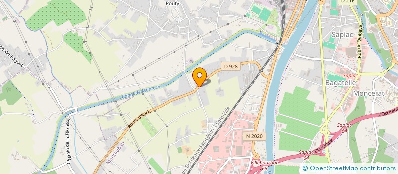 localisation de l'entreprise SCI LE DAUPHIN  MONTAUBAN