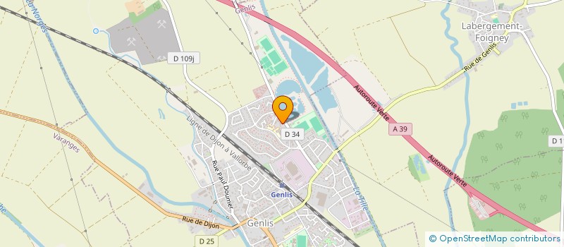 localisation de l'entreprise SCI LE DAUPHIN à GENLIS