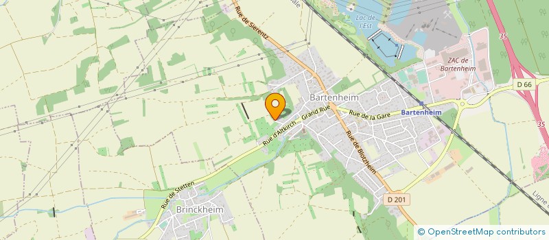 localisation de l'entreprise SCI LE DAUPHIN  BARTENHEIM