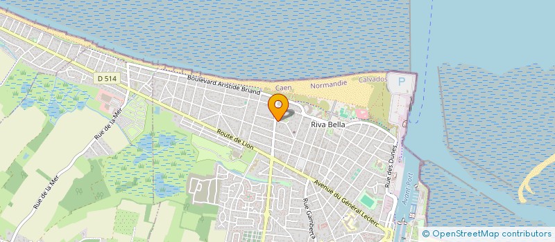 localisation de l'entreprise SCI LE DAUPHIN  OUISTREHAM