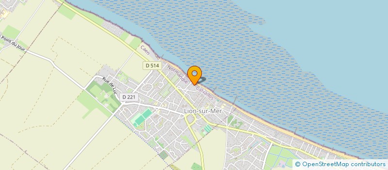 localisation de l'entreprise SCI LE DAUPHIN  LION-SUR-MER